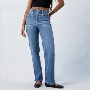 PacSun Women's Blue dad jeans